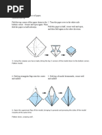 Procedure How To Make Bird Origami-English Exercise