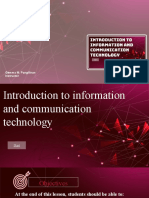 Lesson 1-Introduction To ICT