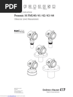 Prosonic M FMU40/41/42/43/44: Operating Instructions