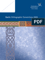 Gaelic Orthographic Conventions 2005