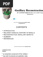 Maxillary Reconstruction: By: Anteneh Gebru (MD, PSR 4, Aau, Alert Center)