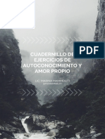 Cuadernillo AUTOCONOCIMIENTO Y AUTOESTIMA