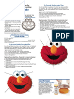 Elmo Cake: Instructions For Baking & Decorating