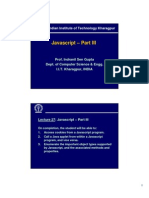 Javascript - Part III: Indian Institute of Technology Kharagpur