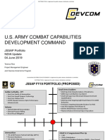 U.S. Army Combat Capabilities Development Command: JSSAP Portfolio NDIA Update 04 June 2019