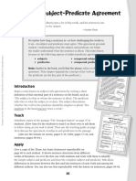 All About Subject-Predicate Agreement: - Subjects - Compound Subjects - Predicates - Compound Predicates