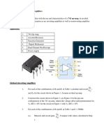 Ideal 741 Operational Amplifier