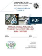 Manual de Análisis y Tratamiento de Agua para Procesos