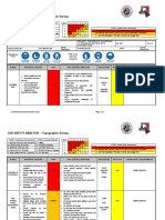 JOB SAFETY ANALYSIS - Topographic Survey