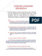 Solucion de La Guia de Sociales 4