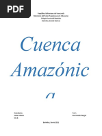 Cuenca Amazonica - Johan Viloria 5to B