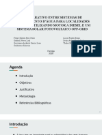 Comparativo Entre Sistemas de Bombeamento D'água para Localidades Remotas Utilizando Motor A Diesel e Um Sistema Solar Fotovoltaico Off-Grid