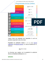 Leyes y Propiedades de Los Límites, Ejercicios Resueltos