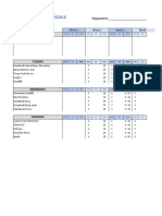 Lifting Program Schedule