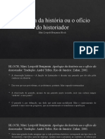 Apologia Da História Ou o Ofício Do Historiador 1