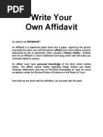 PC1.Parts of An Affidavit