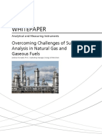 Whitepaper: Overcoming Challenges of Sulfur Analysis in Natural Gas and Gaseous Fuels