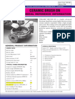 Ceramic Brush On: Technical Reference Information