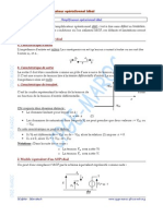 Amplificateur Opérationel Idéal