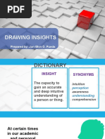 Drawing Insights: Prepared By: Jun Glyn O. Pueda