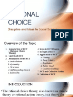 Rational Choice: Discipline and Ideas in Social Sciences