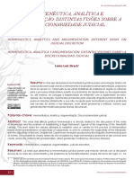 STRECK, Lenio Luiz. Hermenêutica, Analítica e Argumentação - Distintas Visões Sobre A Discricionariedade Judicial