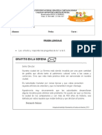 Pruebas Informales de 5° Basico.