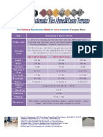 Technical Data Sheet For Terrazzo