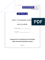 Lab Manual Intro To CS-murad