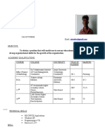 Balaji Resume