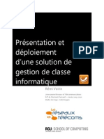 Présentation Et Déploiement D'une Solution de Gestion de Classe Informatique