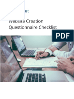 Website Creation Questionnaire Checklist by Offsprout