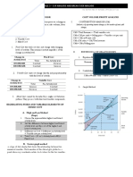 Module 3 - CVP Analysis