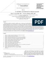 Common Mistakes in Clinical Research