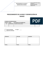 Anexo 3 - Procedimiento de Lavado y Desinfeccion de Manos