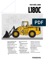 Volvo Wheel Loader: Standard Equipment Hydraulic System Steering System