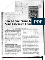 How To Size Piping For Pump-Discharge Conditions