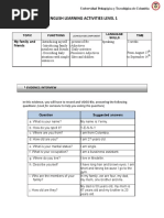 English Learning Activities Level 1: My Family and Friends