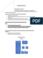 Residential Status: Why Do We Calculate The Residential Status of A Person?