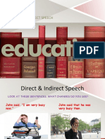 Direct and Indirect Speech