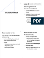 Revenue Recognition Over Time