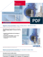 Design Standard: DIN EN ISO 4126-1: Design of Safety Valves