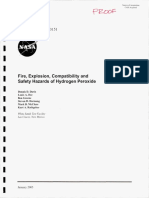 Fire, Explosion, Compatibility and Safety Hazards of Hydrogen Peroxide