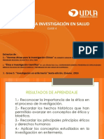 Clase 4 - Ética en La Investigación en Salud