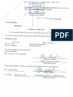 Sean Okrzesik Criminal Complaint