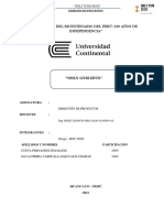 Dirección de Proyectos Proyecto Integrador - Universidad Continental