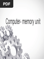 Computer - Memory Unit