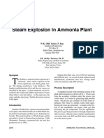 Steam Explosion in Ammonia Plant: W.K. (Bill) Taylor, P. Eng