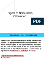 Noise Calculation