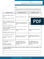 Comparatives and Superlatives Interactive Practice